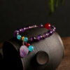 Natural Amethyst Raw Crystal Bracelet