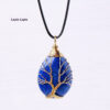 Meditation Energy Natural Crystal Life Tree Necklace