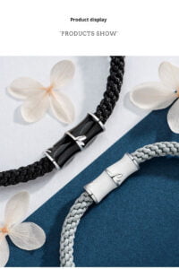 Bamboo Knot Handcrafted Braided Rope Bracelet for Couples | Korean Style Handwoven Bracelet for Students | Unisex Wristband
