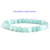 Gemstone couple bracelet