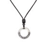 Cloud Pattern Golden Cudgel Peace Pendant Necklace