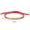 Tibetan Red String Bracelet - Buddhist Lucky Charm