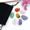 Seven Chakra Crystal Energy Stones for Yoga, Meditation, and Healing