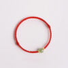 New Edition Red String Bracelet with Faux Hetian Jade Barrel Beads - Handwoven for Fortune, Unique Design for Women - Independent Store Exclusive"