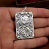 Six-Syllable Mantra Zhong Kui Buddha Pendant Necklace