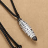 Tibetan Nine-Eyed Dzi Bead Pendant