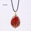 Meditation Energy Natural Crystal Life Tree Necklace