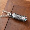 Tibetan Prayer Wheel Pendant