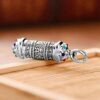 Tibetan Prayer Wheel Pendant