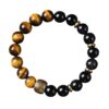 Black Obsidian & Tiger's Eye Bracelet