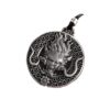 Sterling Silver Dragon Head Amulet