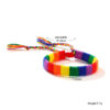 Handcrafted Adjustable Rainbow Friendship Bracelet – Nepalese Colorful Knot Design