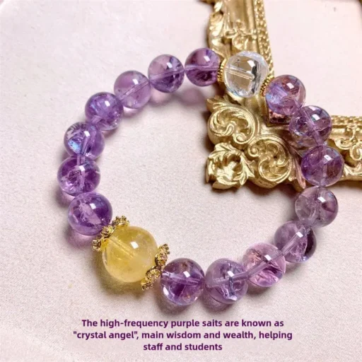 Natural Amethyst Fortune Bracelet