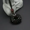 Obsidian Pixiu Good Luck Necklace