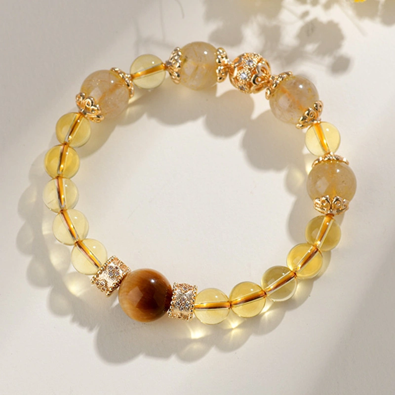 Gold Crystal Fortune Bracelet
