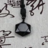 Star of David Obsidian Pendant