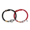 Guarding Peace - Fortune Lion 999 Silver Couple Bracelet