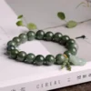Attract wealth-Jadeite Pixiu jade bracelet