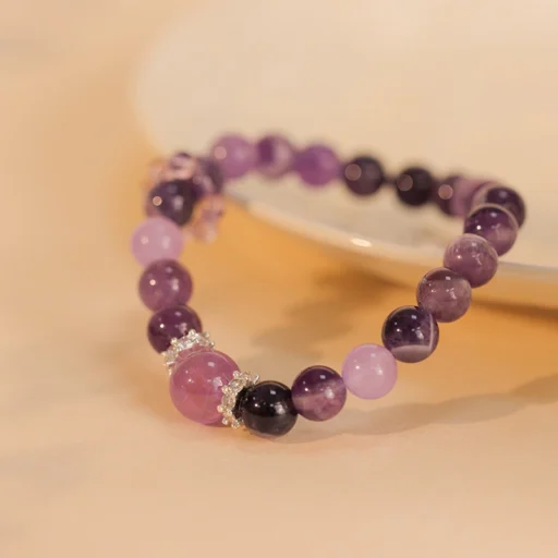 Natural Amethyst Fortune Bracelet