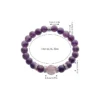 Natural Brazilian Amethyst Beaded Good Luck Bracelet