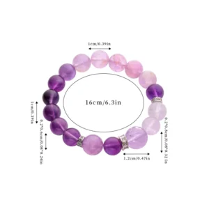 Light luxury exquisite natural amethyst bracelet