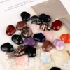 Mini Natural Crystal Heart – Hand-Carved Gemstone Decoration for Home & Gifts