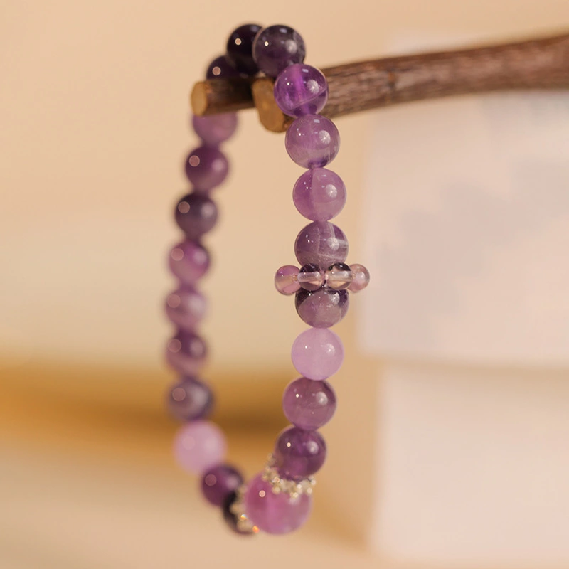 Natural Amethyst Fortune Bracelet