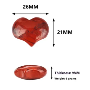 Mini Natural Crystal Heart – Hand-Carved Gemstone Decoration for Home & Gifts