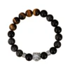 Lion Dance Obsidian with 999 Sterling Silver Bracelet for Men: A Fusion of Strength and Protection